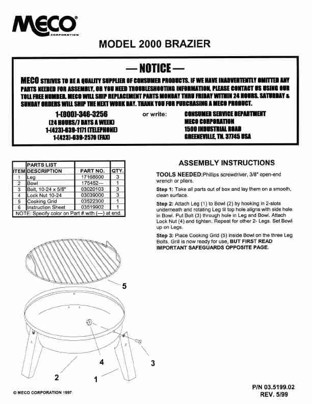 Meco Charcoal Grill 2000 Brazier-page_pdf